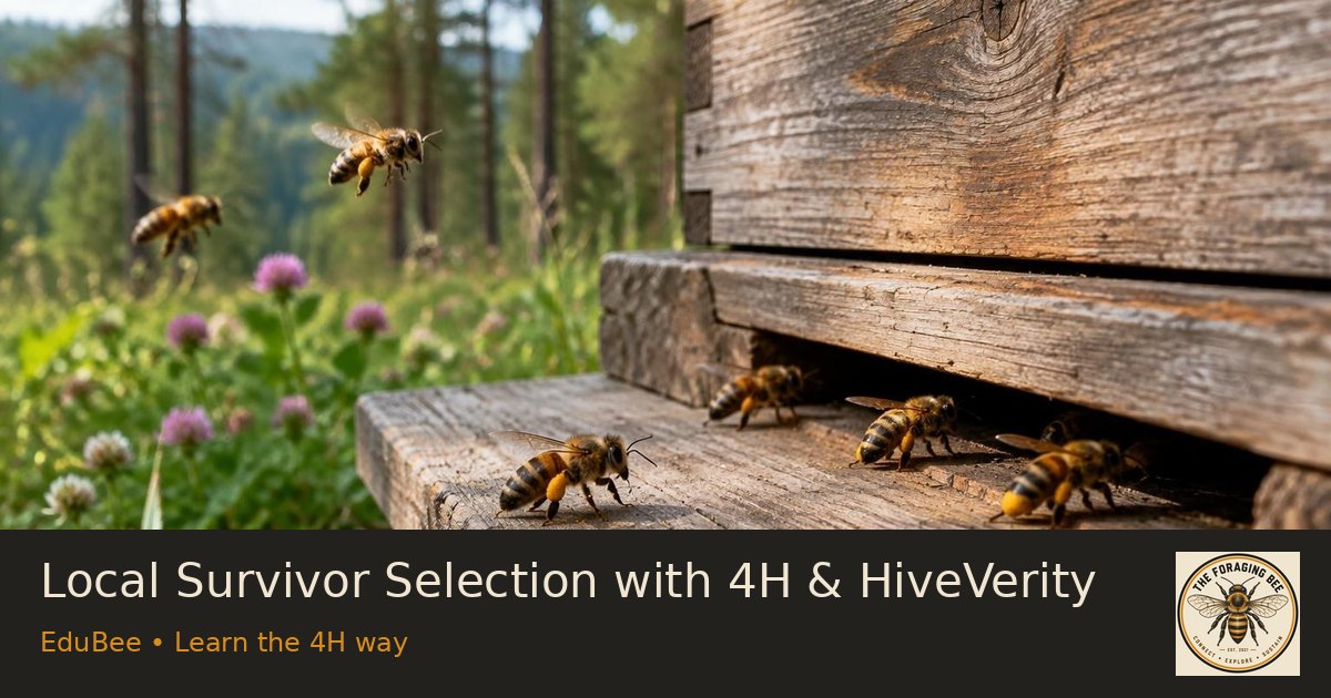 Local Survivor Selection with 4H & HiveVerity — logo-branded illustrative sharing picture