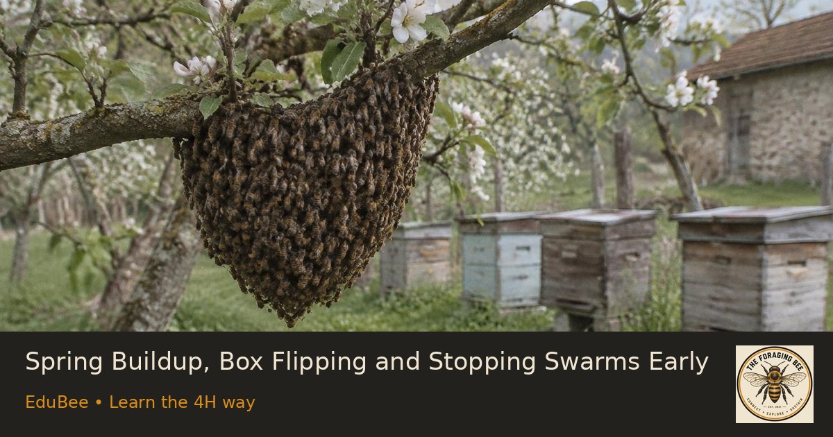 Spring Buildup, Box Flipping and Stopping Swarms Early — logo-branded illustrative sharing picture