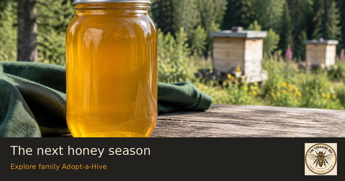 The next honey season — logo-branded illustrative sharing picture